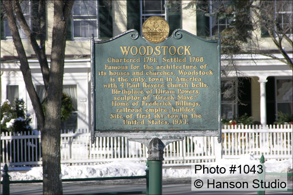 Woodstock, VT - Sign